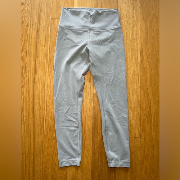 Lululemon Wunder Train Tights Size 8 Chambray 25” - Picture 3 of 7